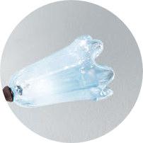 Opale bleu clair - (série brunie)
