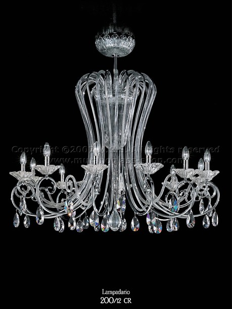 Lustres Série 200, Lustre en cristal à cinq lumières