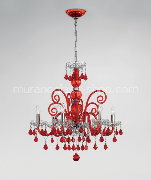 Lustre lumineux Bohême, lustre de style bohême en cristal et noir
