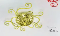 Plafonnier moderne de couleur sève