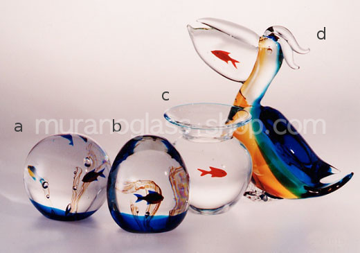 Sphère avec des poissons, Sphère avec deux poissons