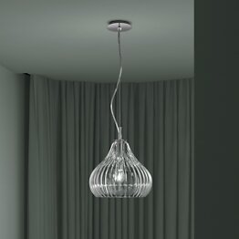 Moderne lampe suspendue en cristal