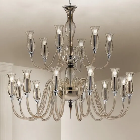 Lustre Crosier Aric, Lustre moderne à dix-huit lumières