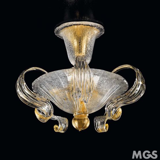 Feuilles de plafond, Plafond décoré de feuilles d'or
