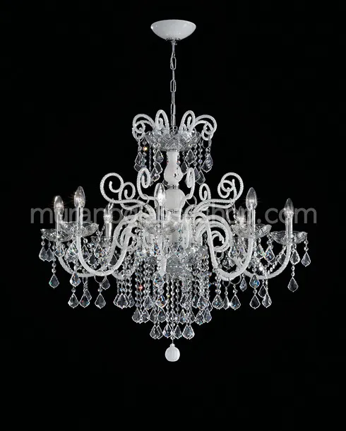 Lustre Bohemia Star, Lustre de style bohème en noir et cristal