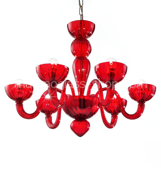 Lustres série 8067, Lustre rouge