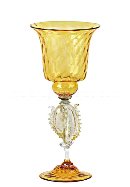 Verre de Murano 5483, Verre de Murano ambre