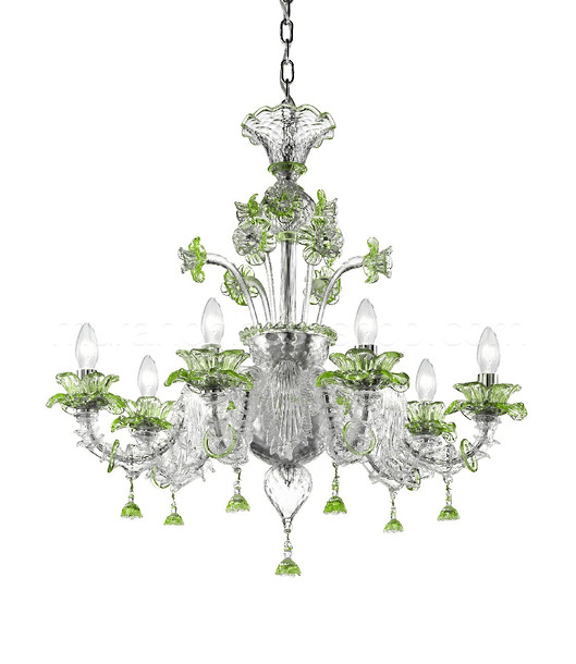 Facile Ca 'Rezzonico, Ca 'Rezzonico vert Modèle Lustre Facile