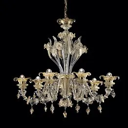cristal or Rezzonico Chandelier Ca '