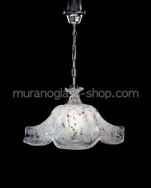 Lampe suspendue Argus, En suspension de cristaux d'ombrage et murrine
