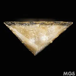 lampe de plafond monolithique avec or 24k