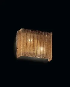 Plafonnier avec graniglia ambre