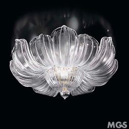 lampe de plafond dans graniglia ambre