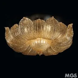 lampe de plafond dans graniglia ambre