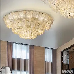 cristal plafonnier décoration 24k d'or