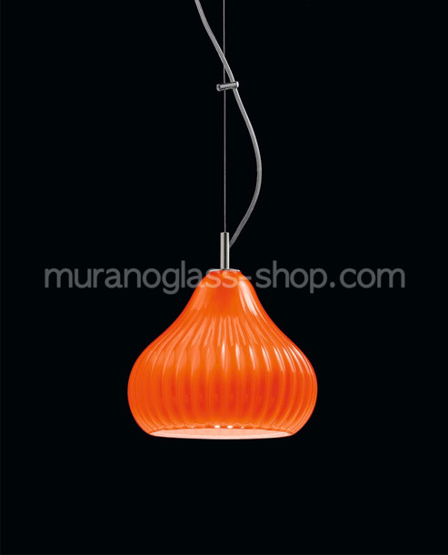 Lampe suspendue Sphera, murale contemporaine en couleur orange