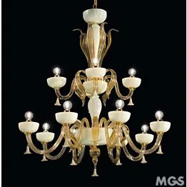 lustre en cristal de fumer