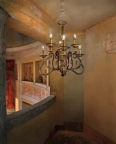lustre de fumer avec six lumières