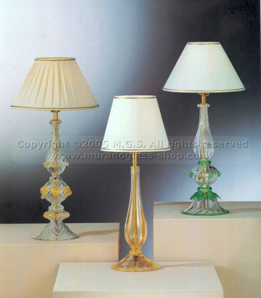 Lampes de table 453, Lumière de décoration verte