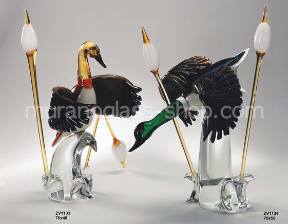 Canard sur des roseaux, Canard de hauts roseaux