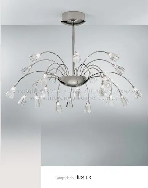 Lustres série 111, Lustre 111/21 cristal