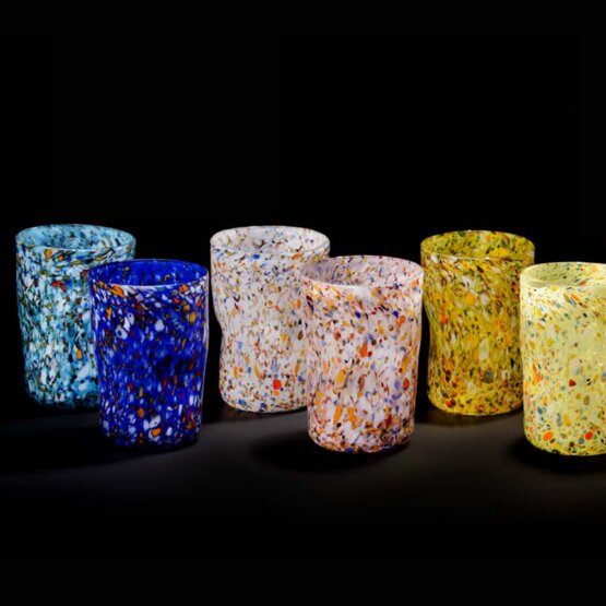 Verre Multicolore, Verre à eau multicolore