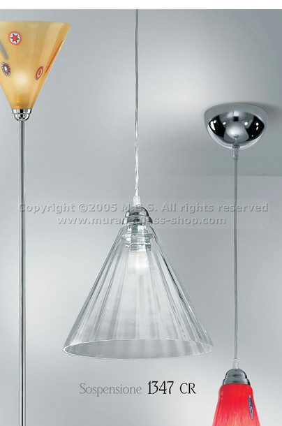Suspension 1347, Suspension en verre CR 1347