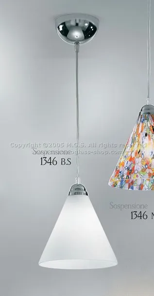 Suspension 1346, Suspension blanc laiteux satiné