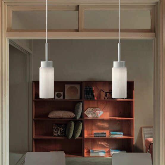 Suspension Korinthos, Lampe suspendue en Blanc lait