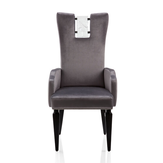 Chaise Clio, D co Chaise artisanale Signature Cameo et velours doux