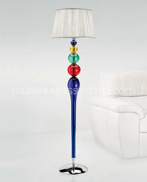 Lampadaire 1423, Etage multicolore