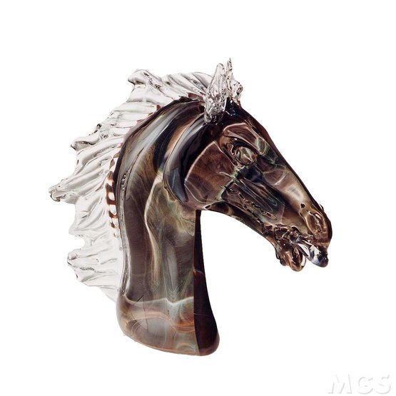 têtes de chevaux, calcédoine Horsehead verre