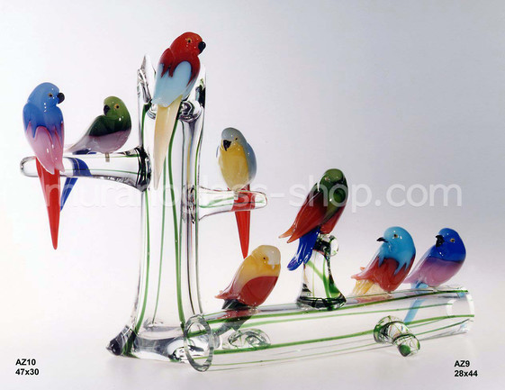 Perroquets sur une branche, Perroquets sur une branche