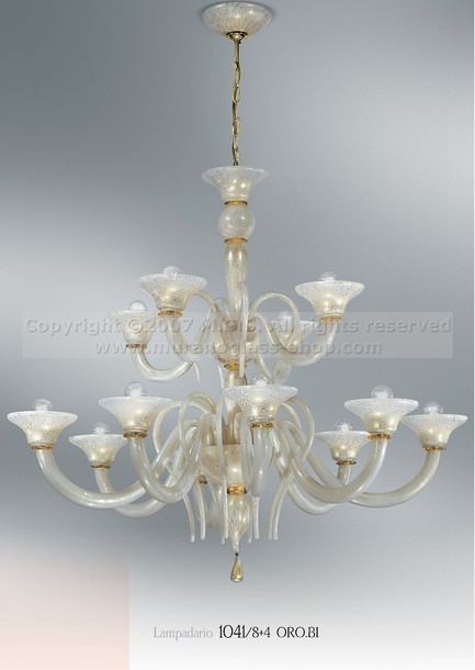 Guibet Chandelier, Lustre à quinze lumières en cristal