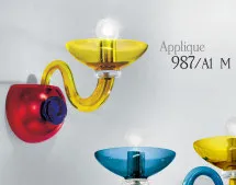 Applique lumière multicolore