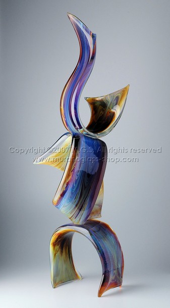 Rubans en verre calcédoine, Ruban en verre calcédoine
